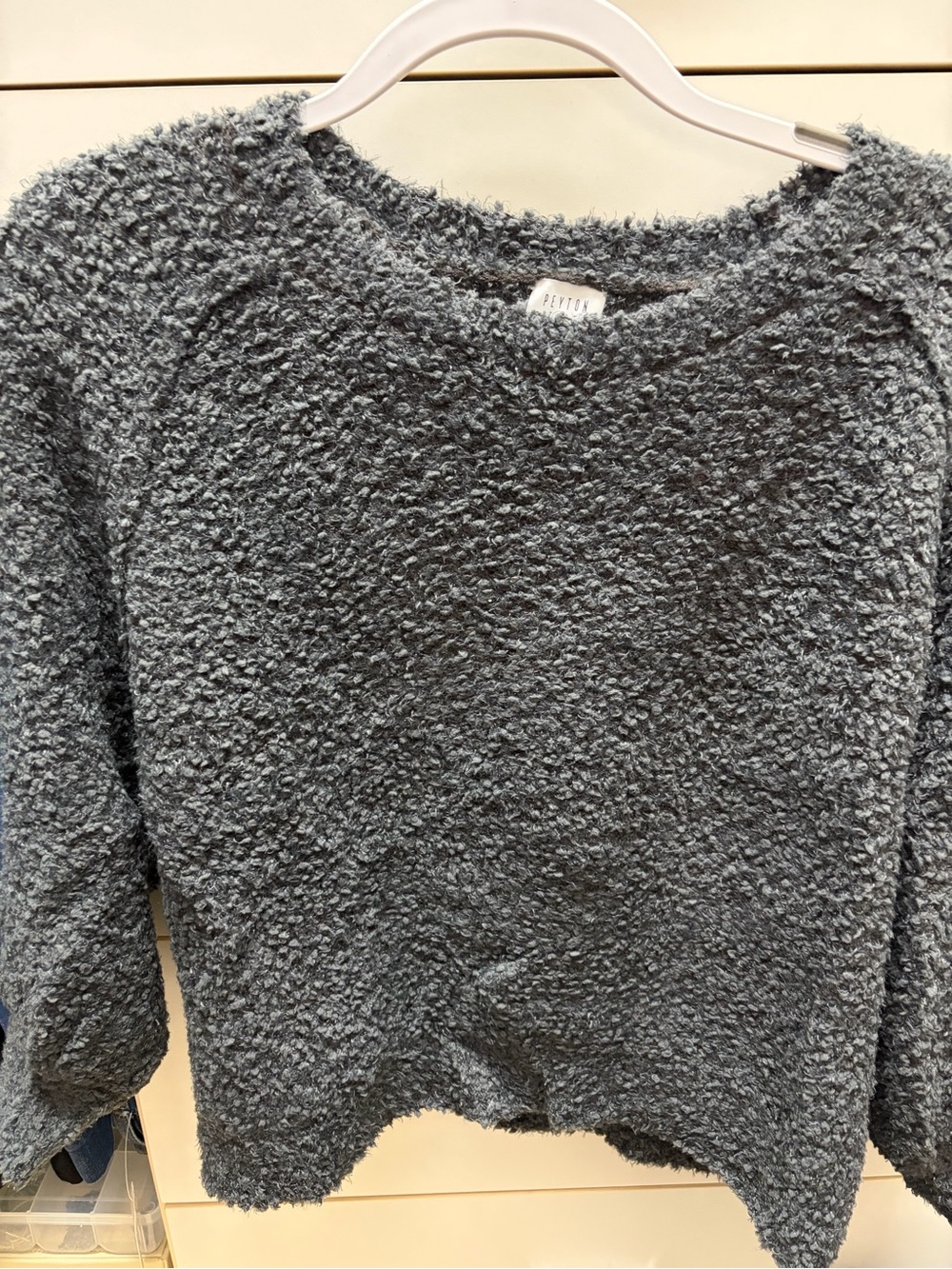 Cozy Heather Gray Crewneck Sweater - Women's Plush Pullover